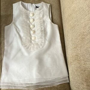 Vintage Robert Rodriquez chalk silk top NWT